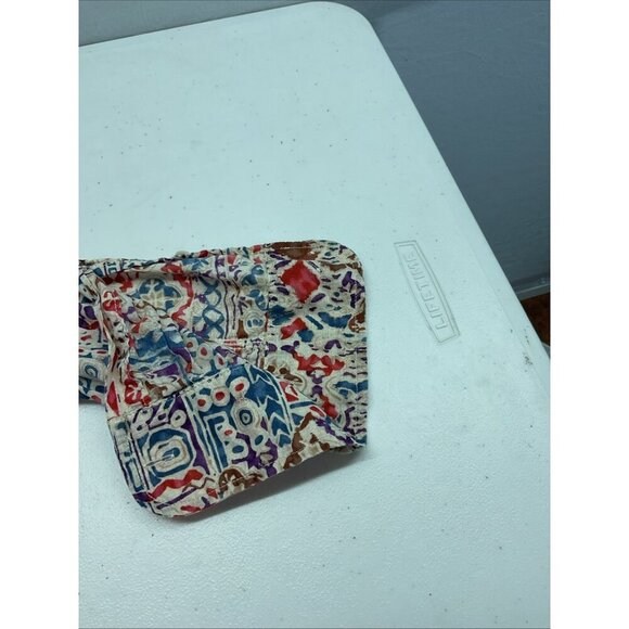 Lauren Ralph Lauren lightweight Western aztec Button Down roll‎ tab size 1X - Picture 11 of 16